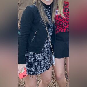 Zara tweed romper size XS